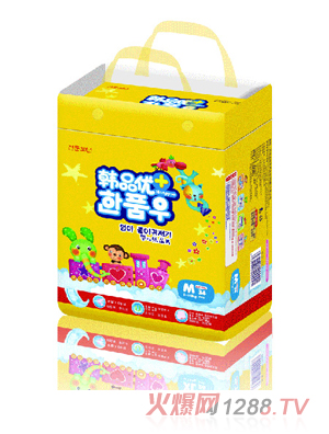 韩品优+纸尿片M码34片