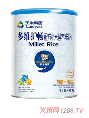 天巢育品多维护畅配方小米营养米粉