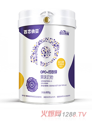 倍優(yōu)倍愛(ài)OPO+鈣鐵鋅果味奶粉