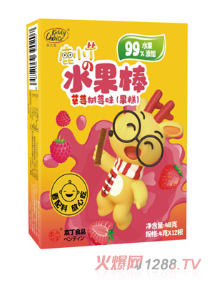 鹿小丁水果棒-草莓樹(shù)莓味（果糕）