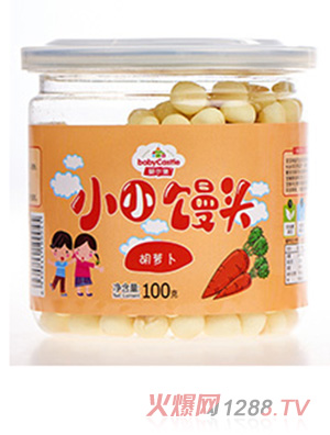 婴尔堡小小馒头胡萝卜味