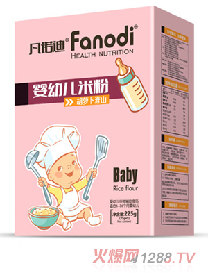 凡諾迪嬰幼兒米粉（胡蘿卜淮山）