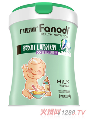 凡諾迪益生元鈣鐵鋅奶米乳