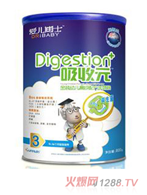雅姆爱儿博士吸收元金装youe配方羊奶粉3段