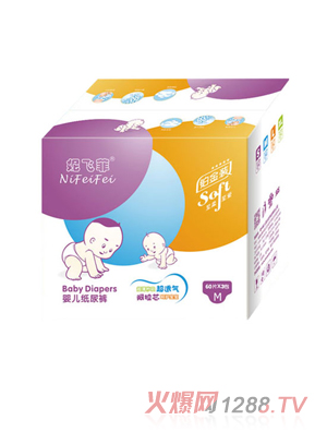 妮飞菲纸尿裤M60片