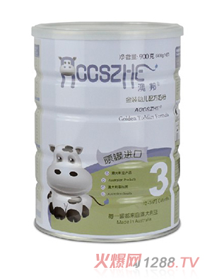 澳邦金裝幼兒配方奶粉3段