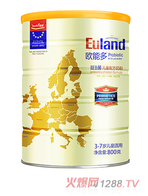 Euland欧能多益生菌儿童配方奶粉