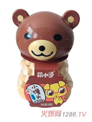 萌小逗卡通小熊小馒头 （蛋黄味）