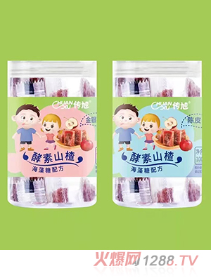 傳旭酵素山楂 海藻糖配方原味陳皮金銀花雞內金酸甜適中