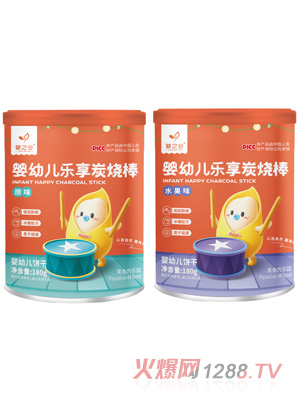 嬰之谷樂(lè )享炭燒棒-蔬菜味水果味原味