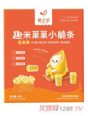 嬰之谷趣米菓菓小脆條-玉米味