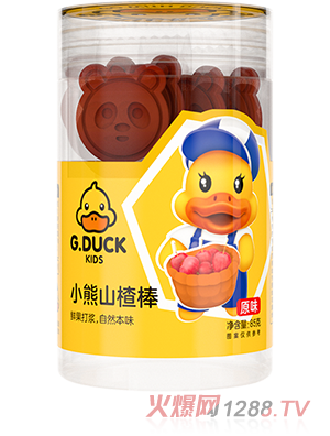 G.DUCK小黃鴨小熊山楂棒 原味