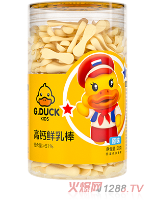 G.DUCK小黃鴨高鈣鮮乳棒 原味