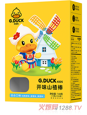 G.DUCK小黃鴨開味山楂棒 綜合口味