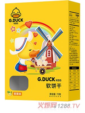 G.DUCK小黃鴨軟餅干 香蕉味