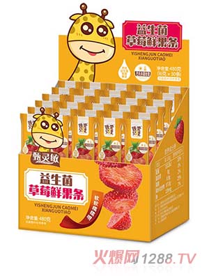 臻愛(ài)兒童益生菌鮮果條480g盒裝多種口味營(yíng)養美味誠招全國代理