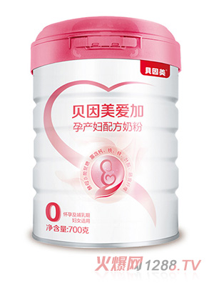 贝因美爱加孕产妇配方奶粉700克