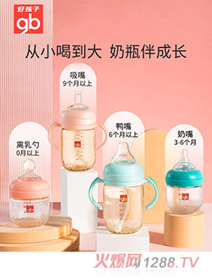 gb好孩子成长奶瓶PPSU
