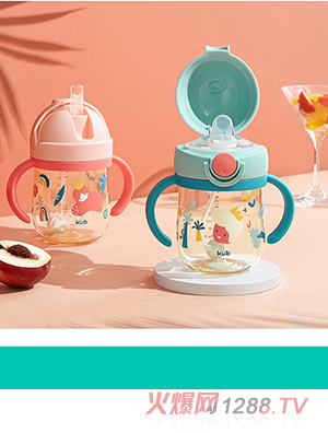 Kub可优比宝宝吸管杯儿童水杯