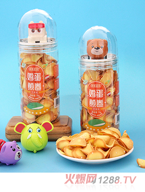 肆喜星球雞蛋煎卷 芝麻味
