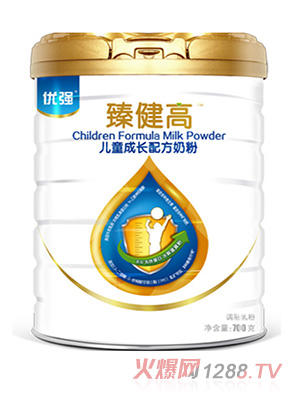 圣元优强臻健高儿童成长配方奶粉700g