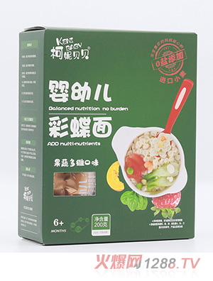 柯妮贝贝婴幼儿彩蝶面-果蔬多维口味