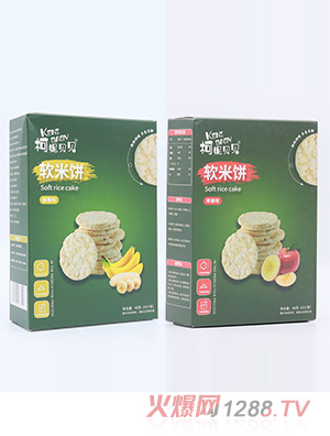 柯妮贝贝软米饼-香蕉味海苔味苹果味代理