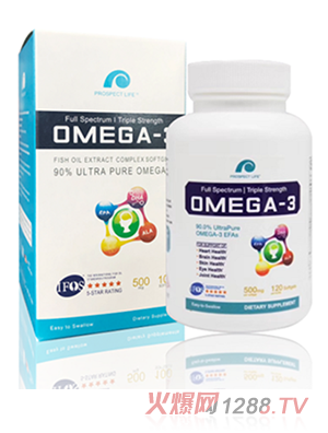 普莱欧米伽3（Omega-3）500mg精选原料工艺精湛易消化吸收