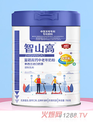 智山高富硒高钙中老年奶粉