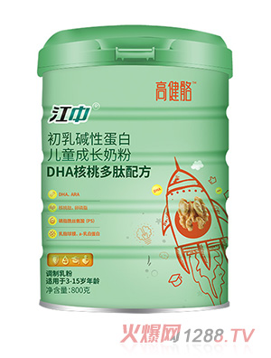 江中初乳碱性蛋白儿童成长奶粉-DHA核桃多肽配方