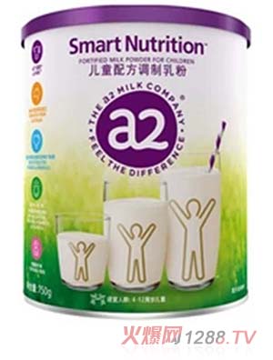 a2™ Smart Nutrition™ 兒童配方調制乳粉