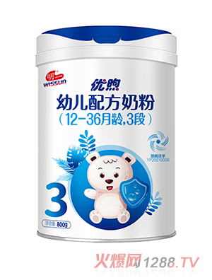 明一优煦幼儿配方奶粉3段