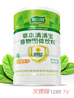 聰貝冠草本清清寶植物固體飲料-水蘇糖菊花