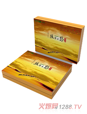 心上棉壓縮毛巾精品款-絲綢之路禮盒