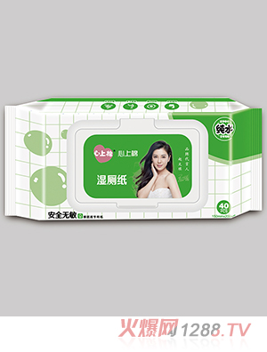 心上棉純水款濕廁紙40片
