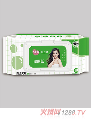 心上棉純水款濕廁紙80片