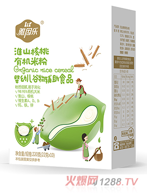 雅因樂有機(jī)米粉盒裝 淮山核桃