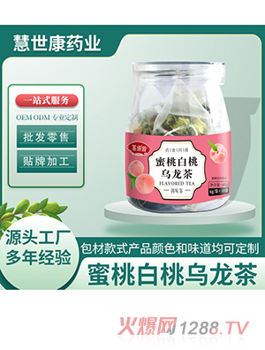 慧世康蜜桃白桃乌龙茶