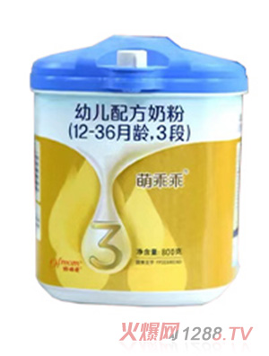 妈咪爱萌乖乖奶粉3段