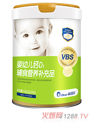 亲博士婴幼儿钙D3辅食营养补充品150g