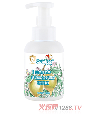 天使森林山茶油精華氨基酸洗發(fā)沐浴露(泡泡型)
