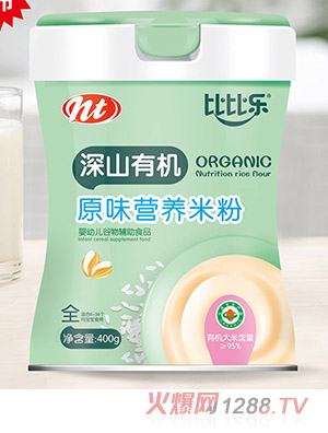比比樂(lè )深山有機原味營(yíng)養米粉 聽(tīng)裝