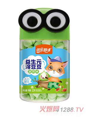 倍樂(lè)媽咪益生元溶豆豆-大眼萌罐菠菜味