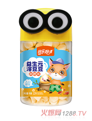 倍樂(lè)媽咪益生元溶豆豆-大眼萌罐甜橙味