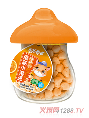 倍樂(lè)媽咪蘑菇小溶豆-甜橙味