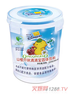 迪米熊山楂開(kāi)味清清寶樂(lè )扣裝