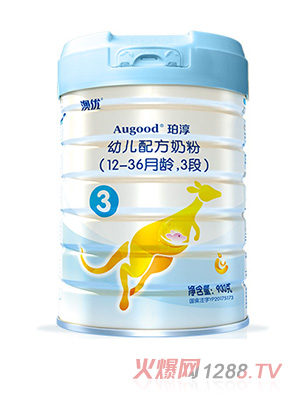 澳优珀淳幼儿配方奶粉（12-36月龄，3段）
