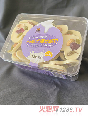 兩個(gè)寶貝心形堅果炒酸奶180g