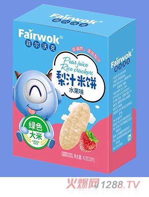 菲尔沃克梨汁米饼 水果味