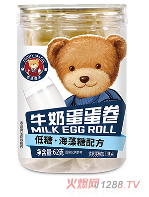 泰迪魔法牛奶蛋蛋卷